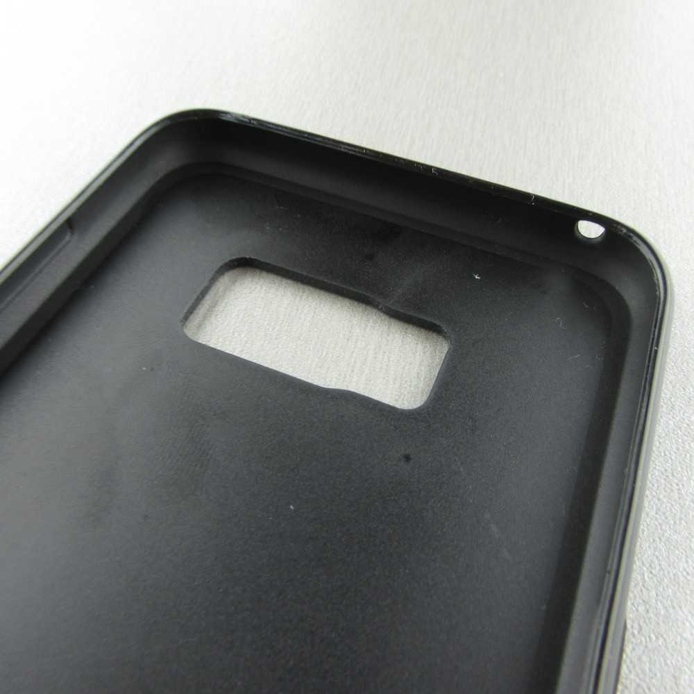 Coque Samsung Galaxy S8+ - Silicone rigide noir Vase black