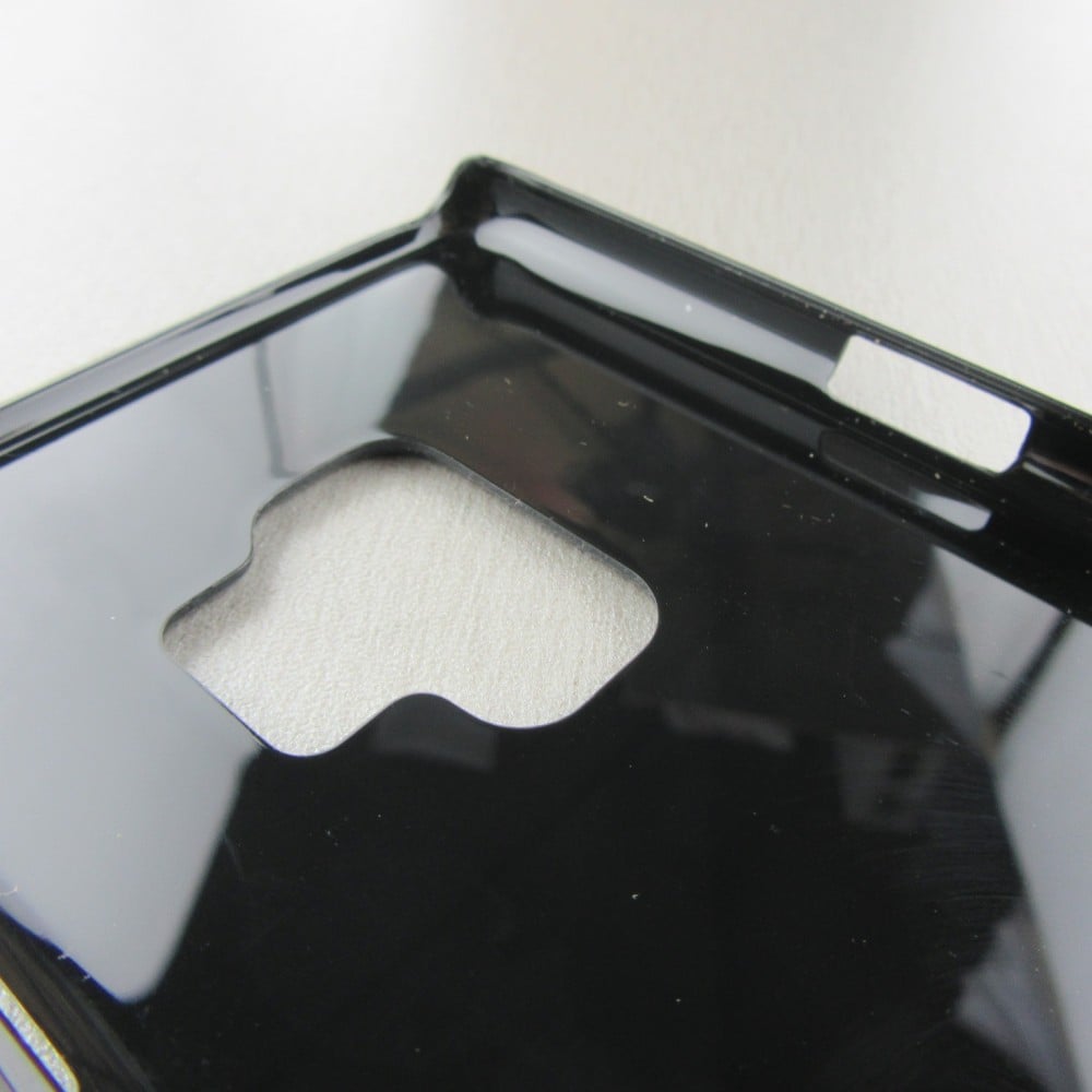 Samsung Galaxy S9 Case Hülle - Chat auf lila Hintergrund