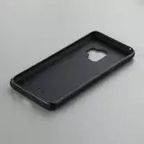 Samsung Galaxy S9 Case Hülle - Silikon schwarz Oliv Marmor