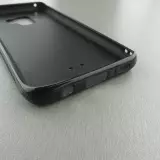 Samsung Galaxy S9 Case Hülle - Silikon schwarz Oliv Marmor