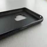 Samsung Galaxy S9 Case Hülle - Silikon schwarz Oliv Marmor