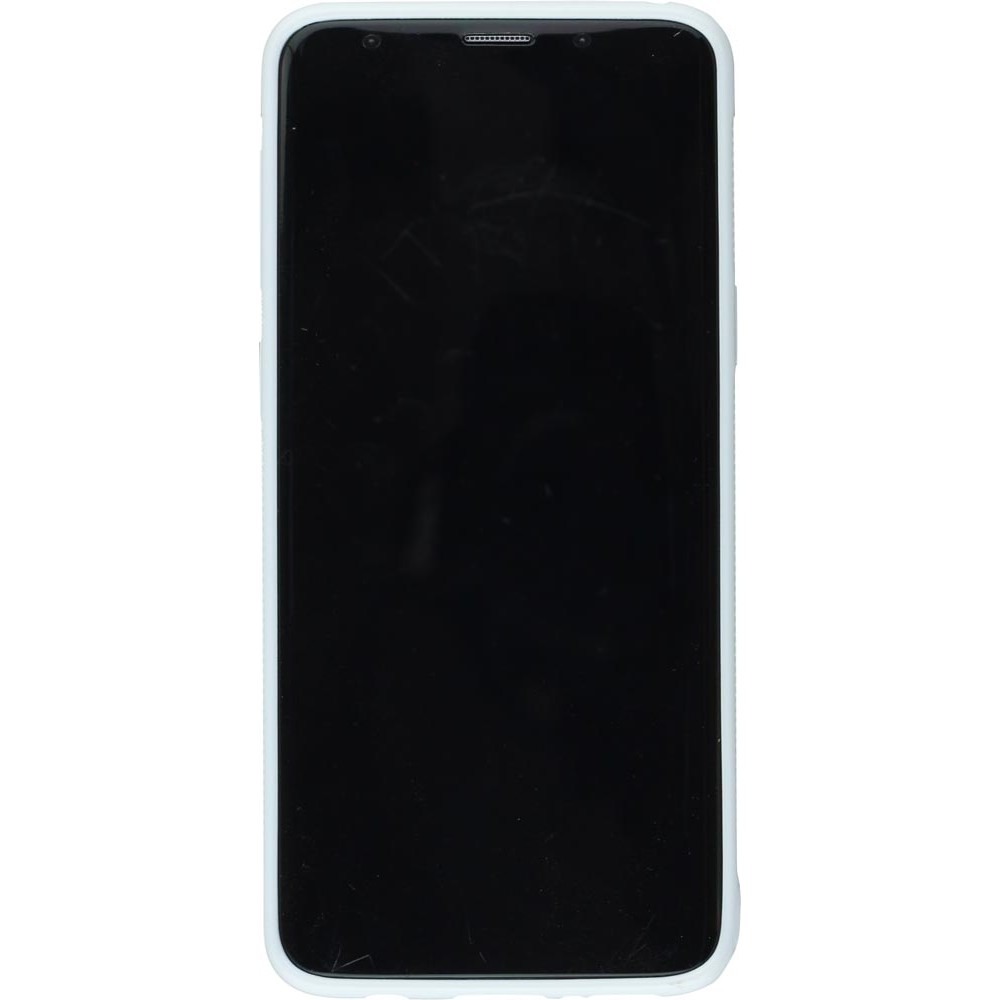 Coque Samsung Galaxy S9 - Silicone rigide blanc Tout travail mérite sa bière