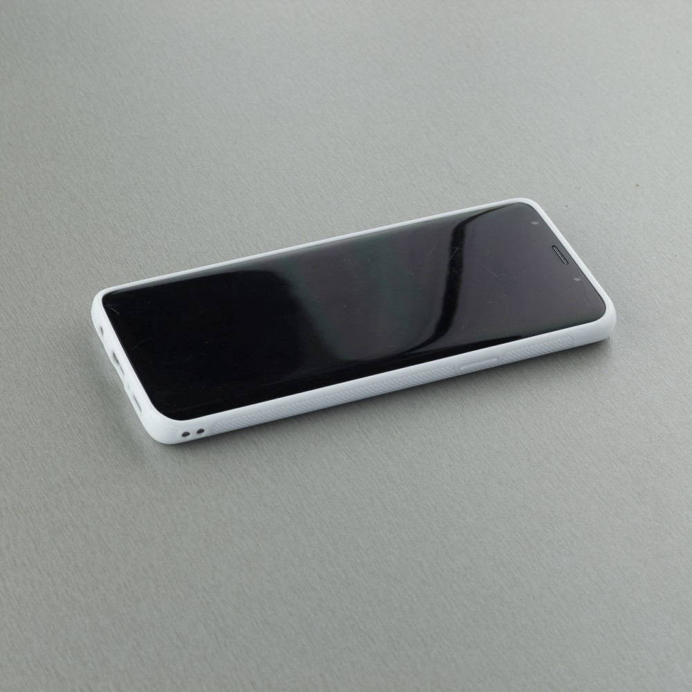 Coque Samsung Galaxy S9 - Silicone rigide blanc Tout travail mérite sa bière