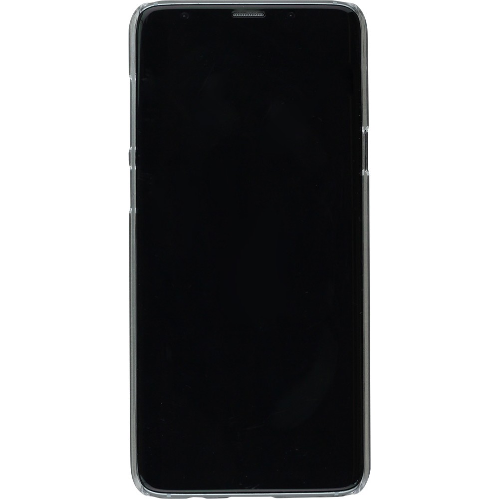 Coque Samsung Galaxy S9+ - Plastique transparent Cat Looking Up Black