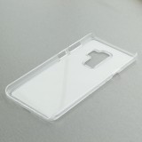 Coque Samsung Galaxy S9+ - Plastique transparent Cat Looking Up Black
