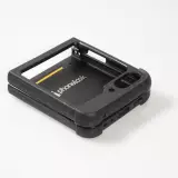 Coque Samsung Galaxy Z Flip5 - Silicone rigide noir Valentine 2024 Ourson rose