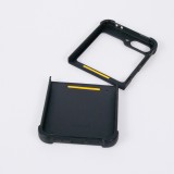 Coque Samsung Galaxy Z Flip6 - Silicone rigide noir Zermatt Ski Downhill