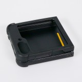 Coque Samsung Galaxy Z Flip6 - Silicone rigide noir Zermatt Ski Downhill