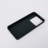 Xiaomi 14T Pro Case Hülle - Silikon schwarz Wavy Rectangle Green Purple