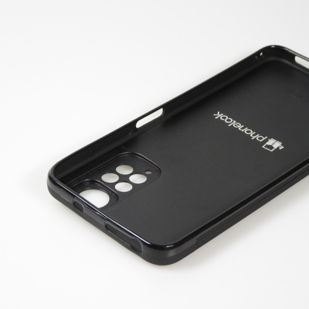 Coque Xiaomi Redmi Note 11 / 11S - Silicone rigide noir Ville extra-dôme futuriste