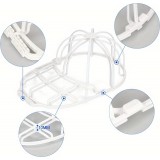 Set de 2 protège-casquette pour nettoyage et transport/voyage pour casquette trucker avec protection ajustée - Noir