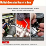 Set de clés hexagonales 9 pièces en acier chrome vanadium multi-tailles pour bricolage et réparations
