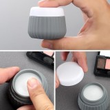 Reiseset Silikonflaschen (8 Teile) wasserdicht für Kosmetik und Hygiene mit transparentem Reißverschlussbeutel (90 ml Tuben)