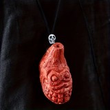 Sifflet cri de mort azt&egrave;que 125 d&eacute;cibels effet terrifiant pour Halloween - Brun