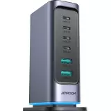 Station de charge GaN 65W Joyroom JR-TCM02 multi-ports 4x USB-C / 2x USB-A - Gris
