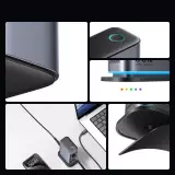Station de charge GaN 65W Joyroom JR-TCM02 multi-ports 4x USB-C / 2x USB-A - Gris