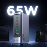 Station de charge GaN 65W Joyroom JR-TCM02 multi-ports 4x USB-C / 2x USB-A - Gris