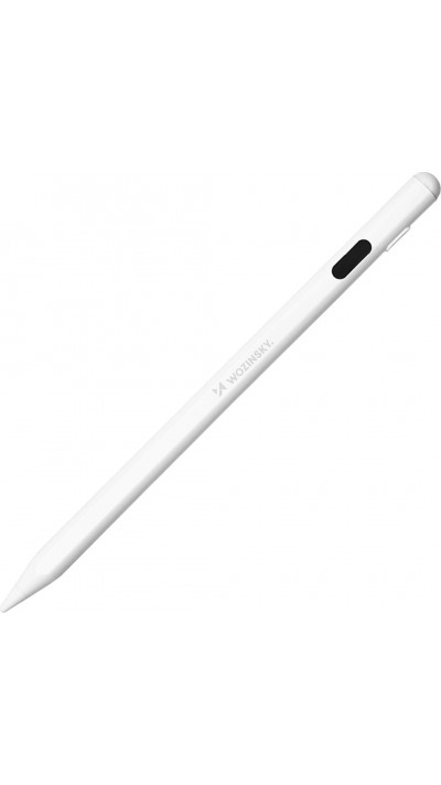 Stylo actif universel Wozinsky pour Android et iOS (sans fil, se charge en USB-C) - Blanc