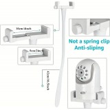 Flexible Universalhalterung für Babyphone, Telefon oder Kamera, aus Silikon, schwenkbar und an verschiedene Oberflächen anpassbar  - Weiss