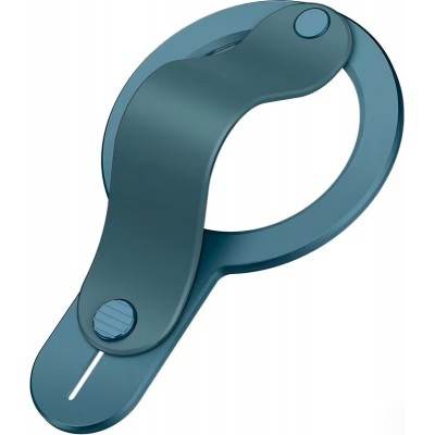 Support magn&eacute;tique MagSafe iPhone 17/16/15/14/13/12 anneau pliable d&eacute;tachable grip s&eacute;curis&eacute; en alliage zinc avec adaptateur inclus - Vert fonc&eacute;