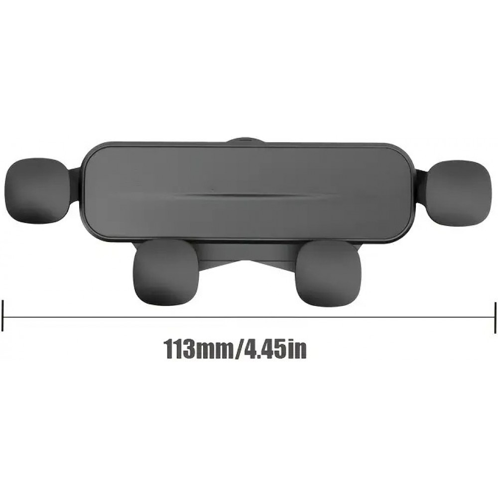 Support téléphone voiture Tesla Model 3/Y (2024-2025) fixation solide montage intégré design spécifique Tesla - Noir