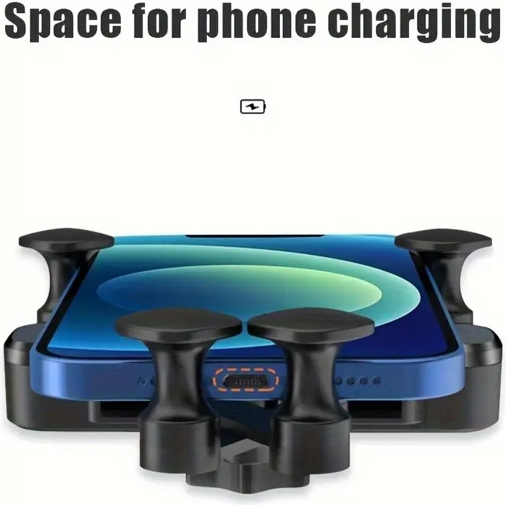 Support téléphone voiture Tesla Model 3/Y (2024-2025) fixation solide montage intégré design spécifique Tesla - Noir