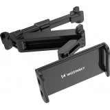 Support Wozinsky pour voiture d'appuie-tête réglable pour smartphone ou tablette adaptation universelle avec rotation à 360° - Noir