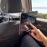 Support Wozinsky pour voiture d'appuie-tête réglable pour smartphone ou tablette adaptation universelle avec rotation à 360° - Noir