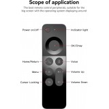 T&eacute;l&eacute;commande W3 Air Mouse Bluetooth 2.4G ultra-fine avec gyroscope et mini clavier pour Android TV Box/PC/Mac/Linux - Noir