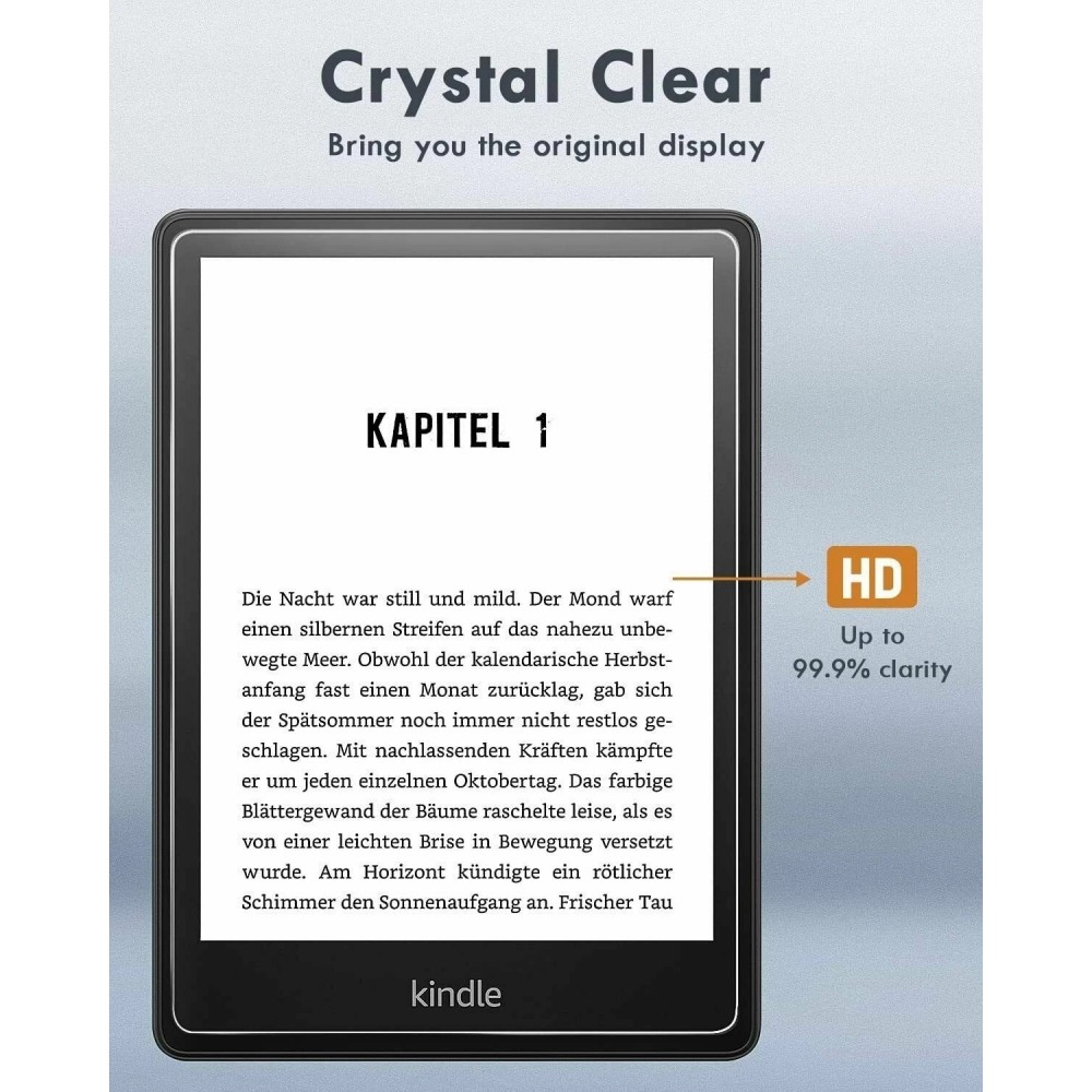 Tempered Glass Kindle Paperwhite 5 - Vitre de protection d'écran en verre trempé