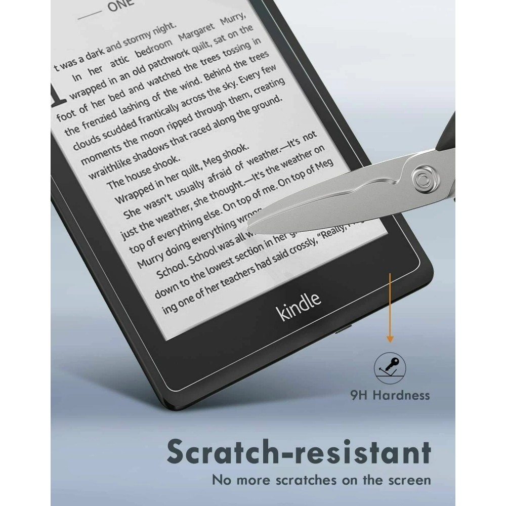 Tempered Glass Kindle Paperwhite 5 - Vitre de protection d'écran en verre trempé