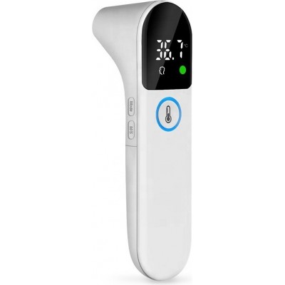 Thermomètre médical bébé frontal et auriculaire infrarouge numérique sans contact - Blanc