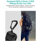 Titane fibre carbone avec mousqueton - Noir - AirPods 4
