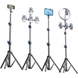 Wozinsky WRLD-00Y1S Professioneller Stabilizer Stativ aus Kohlenstoffstahl (1.7 m) - Schwarz