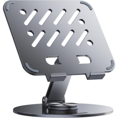 Wozinsky WRS-DSY84SS 360&deg; support tablette aluminium rotatif - Gris