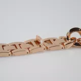 Bracelet en acier Diamond Loop avec strass luxueux à grosses boucles - Rose - Apple Watch 38 mm / 40 mm