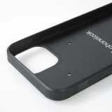 Coque iPhone 13 mini - Silicone rigide noir Maillot de football Jordanie 2026 personnalisable