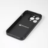 Coque iPhone 15 Pro - Silicone rigide noir Watch more sunsets Summer 2026