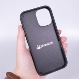 iPhone 16 Case Hülle - Silikon schwarz Tschechische Republik 2026 personalisierbares Fussballtrikot