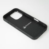 Coque iPhone 16 Pro Max - Silicone rigide noir Maillot de football Ghana 2026 personnalisable