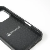 Coque iPhone 16 Pro Max - Silicone rigide noir Maillot de football Ghana 2026 personnalisable