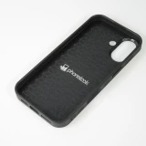 Coque iPhone 16 Plus - Silicone rigide noir Passion fruit Summer 2026