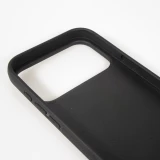 iPhone 17 Pro Max Case Hülle - Silikon schwarz Belgien 2026 personalisierbares Fussballtrikot