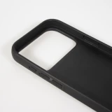 Coque iPhone 17 Pro - Silicone rigide noir Maillot de football Tunisie 2026 personnalisable