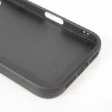 Coque iPhone 17 Pro - Silicone rigide noir Maillot de football Tunisie 2026 personnalisable