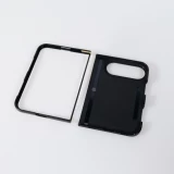 Coque iPhone Duo - Silicone rigide noir Winter 25 Winter snowy village