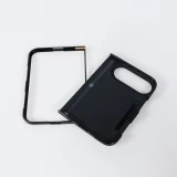 Coque iPhone Duo - Silicone rigide noir Winter 25 Winter snowy village