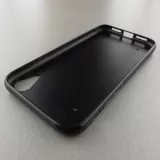 iPhone XR Case Hülle - Silikon schwarz But first Coffee