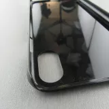 Coque iPhone Xs Max - Turtles lines on black