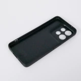 Motorola Moto S50 Case Hülle - Silikon schwarz Violetter silberner Marmor